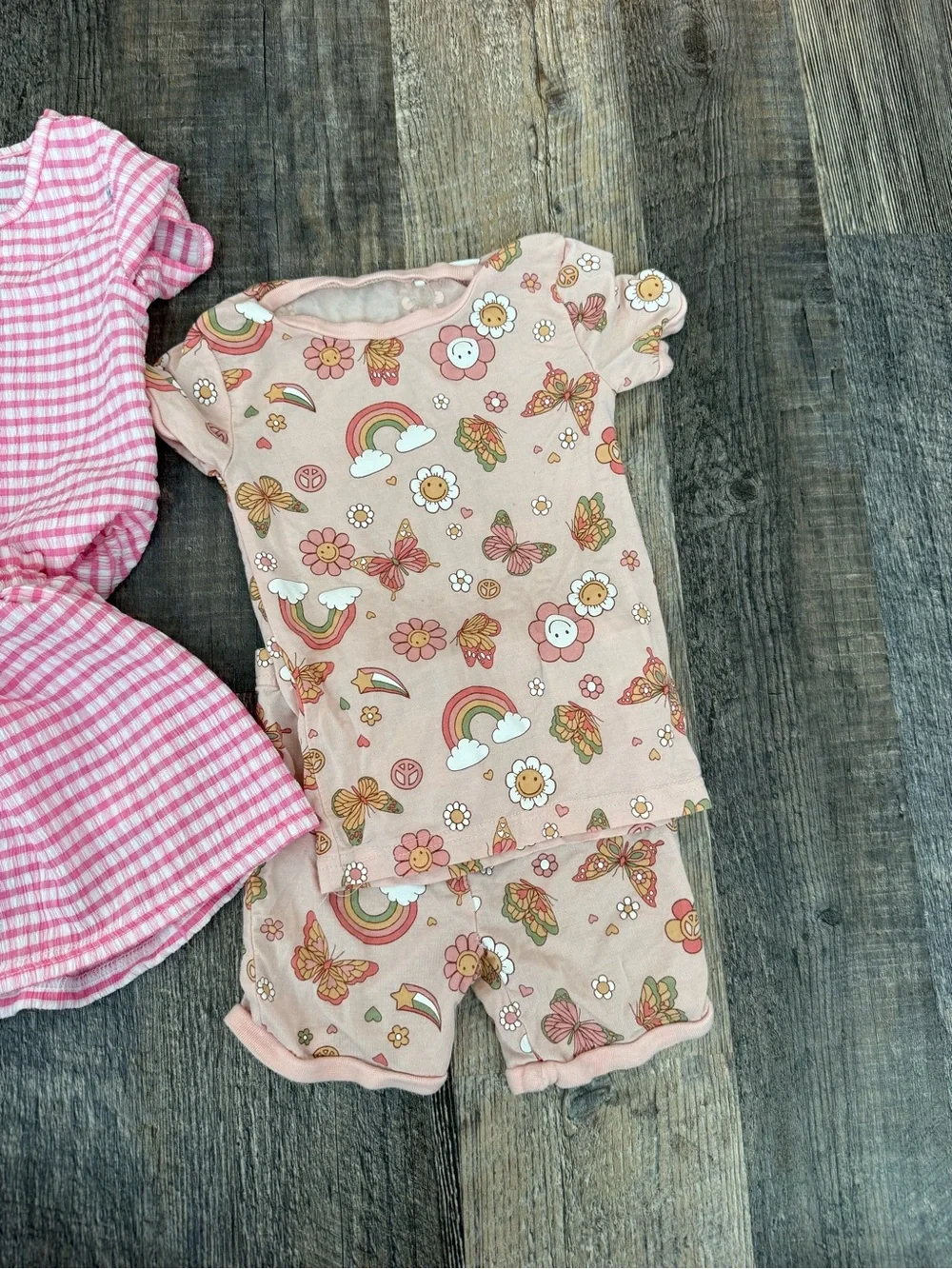 Girls 18-24 Month Clothing lot Western Flare  Concho Pajamas Gingham